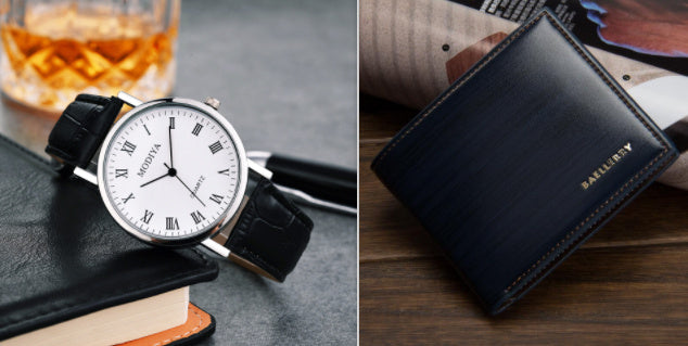3‑Fold Carteira Men’s Wallet – Japanese & Korean Style PU Leather