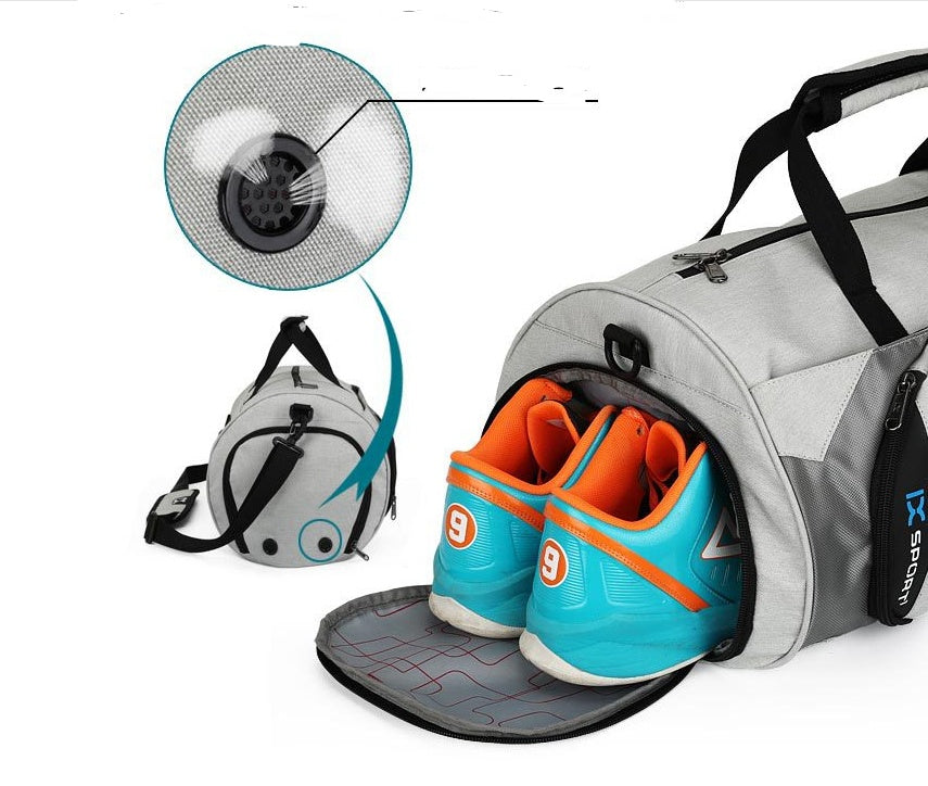 Men’s Gym Bag with Shoe Compartment – Small (≤20L) & Large (20–35L) Capacities