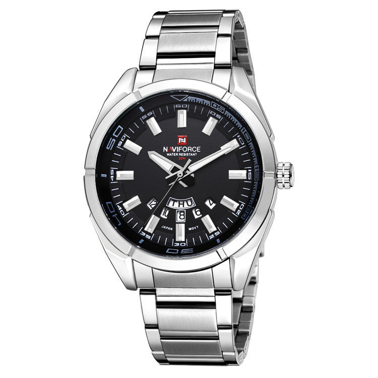 NAVIFORCE 9038 Men’s Quartz Watch – Affordable, Waterproof, Multifunctional