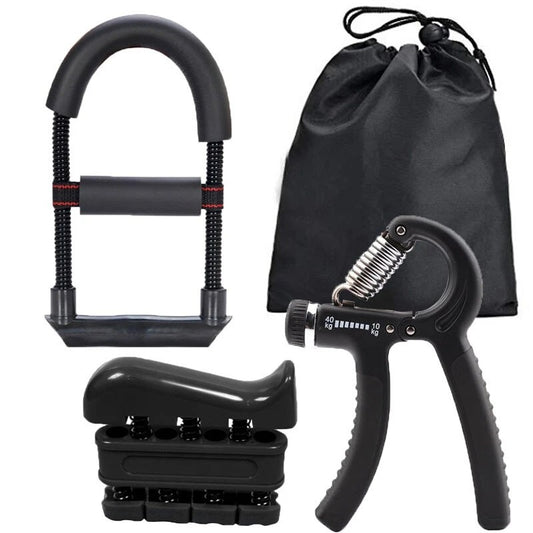 Adjustable Hand & Wrist Strengthening Set – 3‑Piece Gym Kit