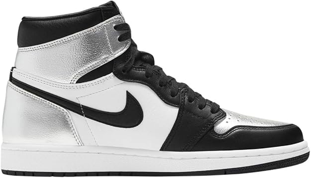 Jordan 1 High OG Silver Toe Black/Black Metallic Silver