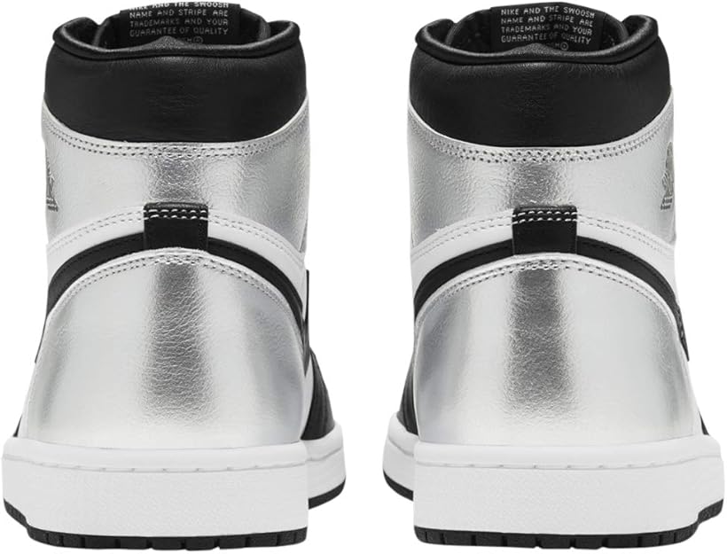 Jordan 1 High OG Silver Toe Black/Black Metallic Silver
