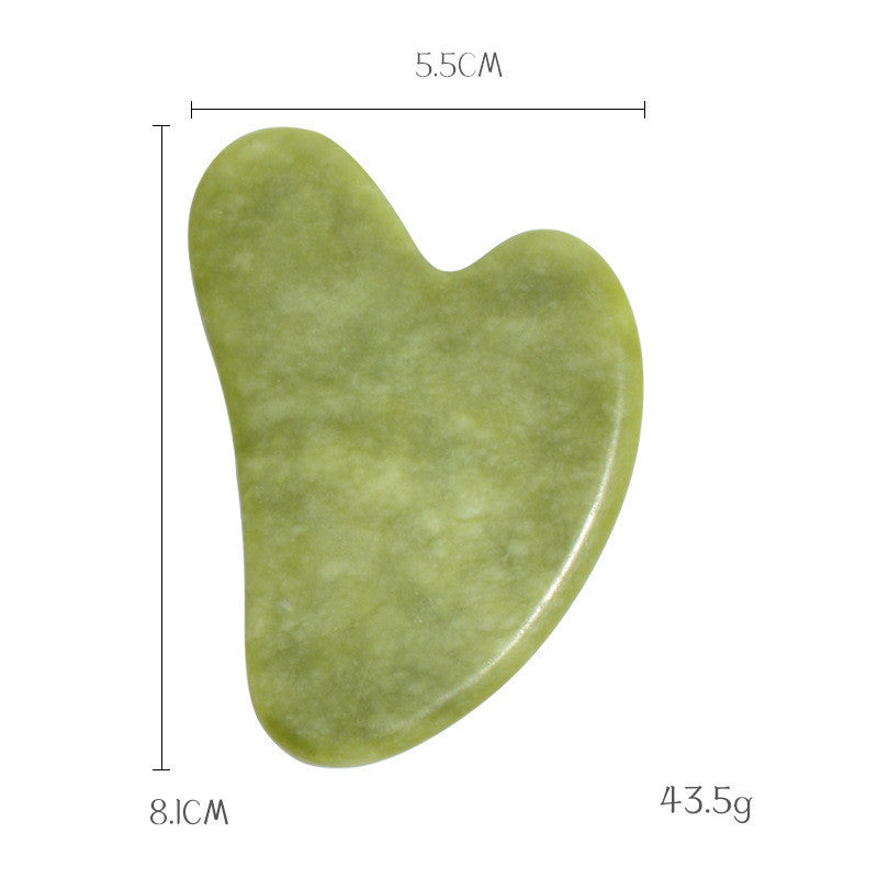 Green Phoenix Jade Gua Sha Massage Board – Face & Body Care Scraping Tool