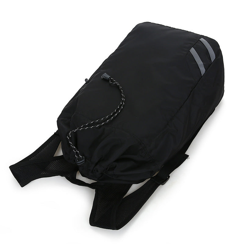 Nylon Backpack Gym Bag – Convertible Carry with Zipper Pocket (30 × 17 × 56 cm)