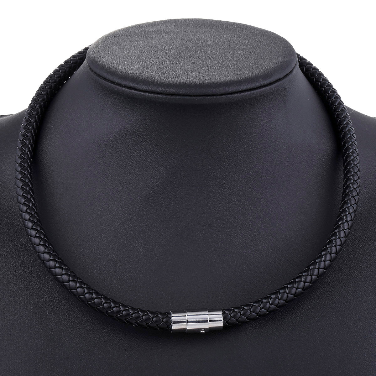 Men’s & Women’s Leather Braided Bracelet – Handwoven Street Style in Black or Brown