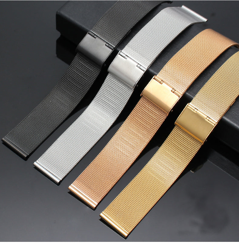 Stainless Steel Watch Straps for Men & Women – Multiple Sizes & Colors