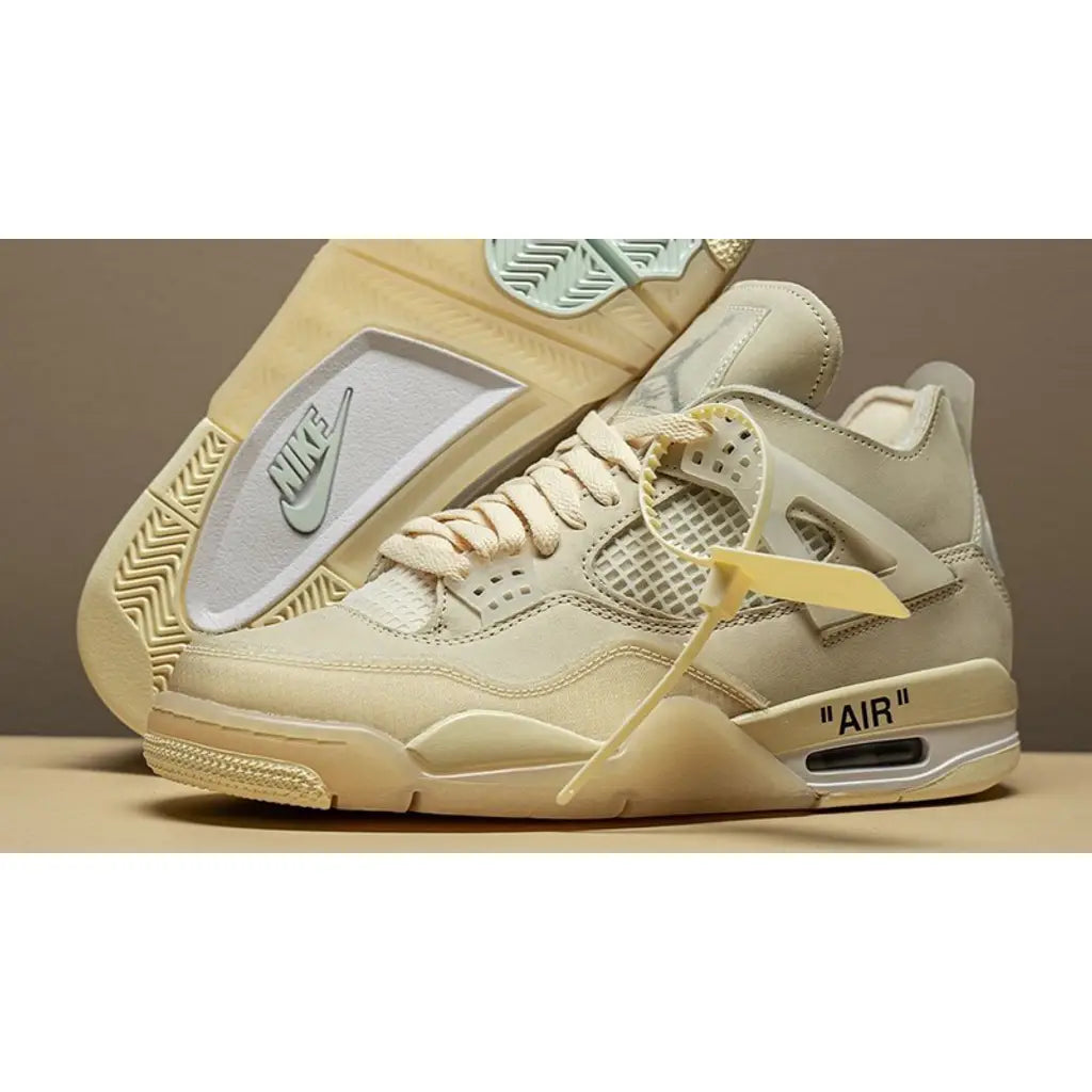 Off-White x Air Jordan 4 SP “Sail” – Limited Edition Designer Sneakers