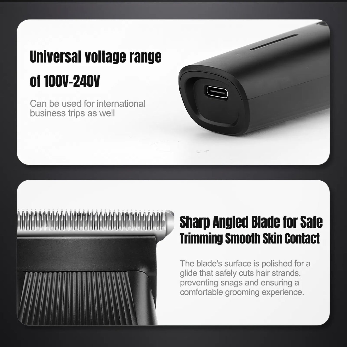 Beard Trimmer 3 In 1 Hair Clippers & Men’s Grooming Kit – Face, Nose, Ear Hair Trimmer with Adjustable Guards