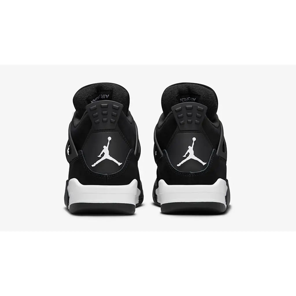 Nike Air Jordan 4 Retro “White Thunder” – Black Nubuck Limited Edition Sneakers