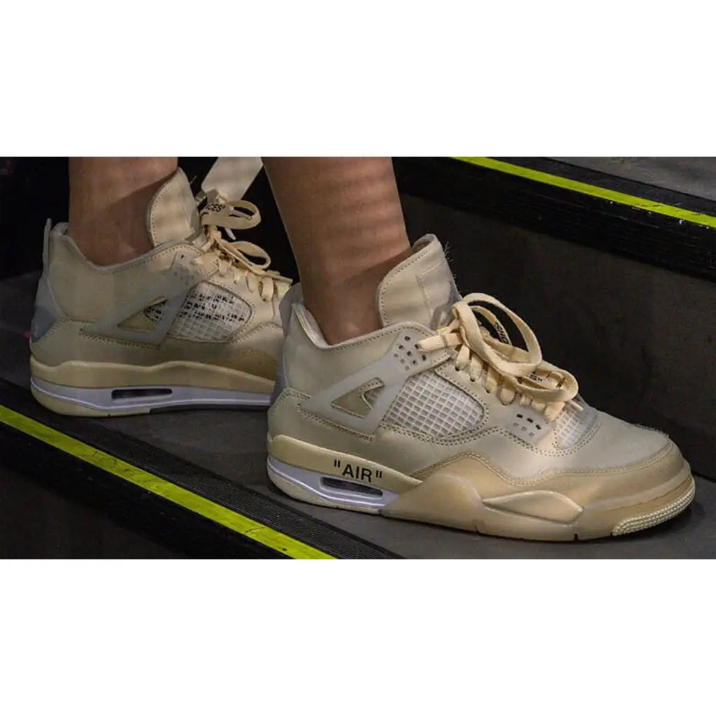 Off-White x Air Jordan 4 SP “Sail” – Limited Edition Designer Sneakers