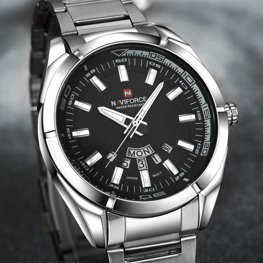 NAVIFORCE 9038 Men’s Quartz Watch – Affordable, Waterproof, Multifunctional