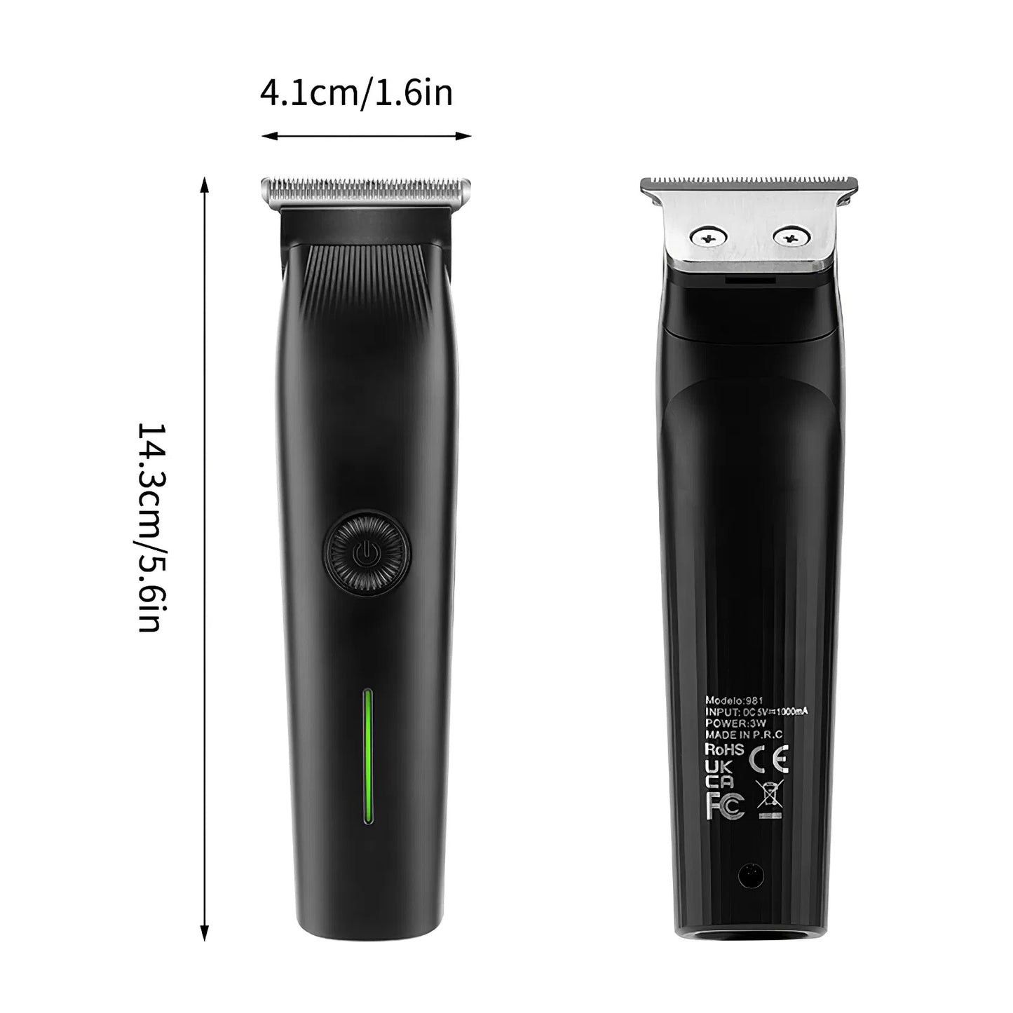 Beard Trimmer 3 In 1 Hair Clippers & Men’s Grooming Kit – Face, Nose, Ear Hair Trimmer with Adjustable Guards