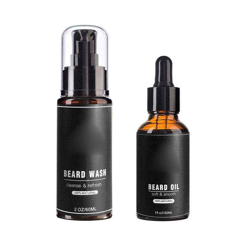 Men’s Beard Grooming Kit with Roller, Disinfectant & SPF50 – Moisturizing Beard Care Set