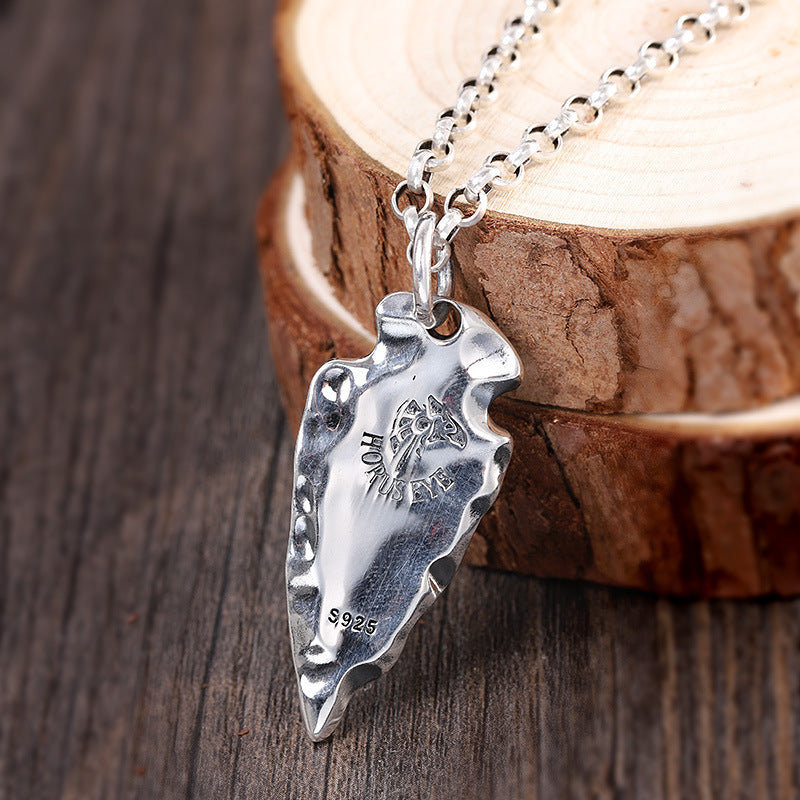 Men’s Fashion Hip Hop Style Pendant Necklace – Silver Electroplated Alloy Chain