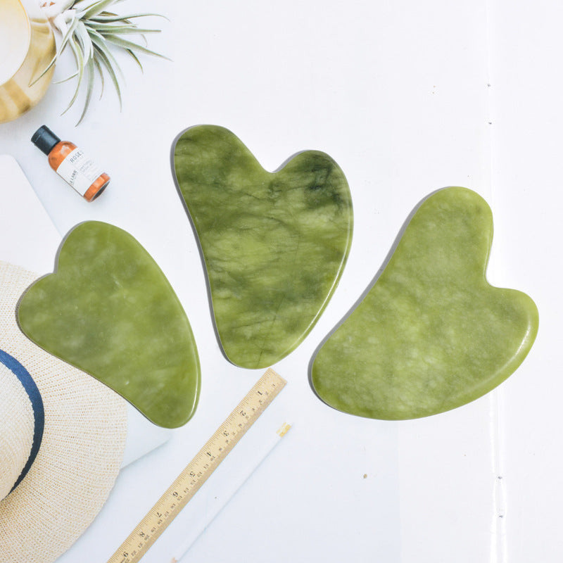 Green Phoenix Jade Gua Sha Massage Board – Face & Body Care Scraping Tool