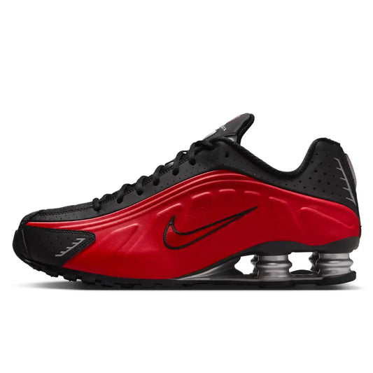 Nike Shox R4 University Red Black – Bold Cushioned Sneakers