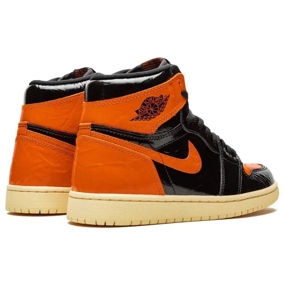 This is a Nike Air Jordan 1 Retro High OG "Shattered Backboard 3.0