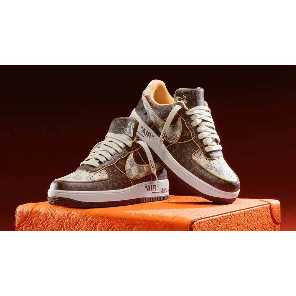 Virgil Abloh x Louis Vuitton x Nike Air Force 1 Brown – Exclusive Designer Collaboration