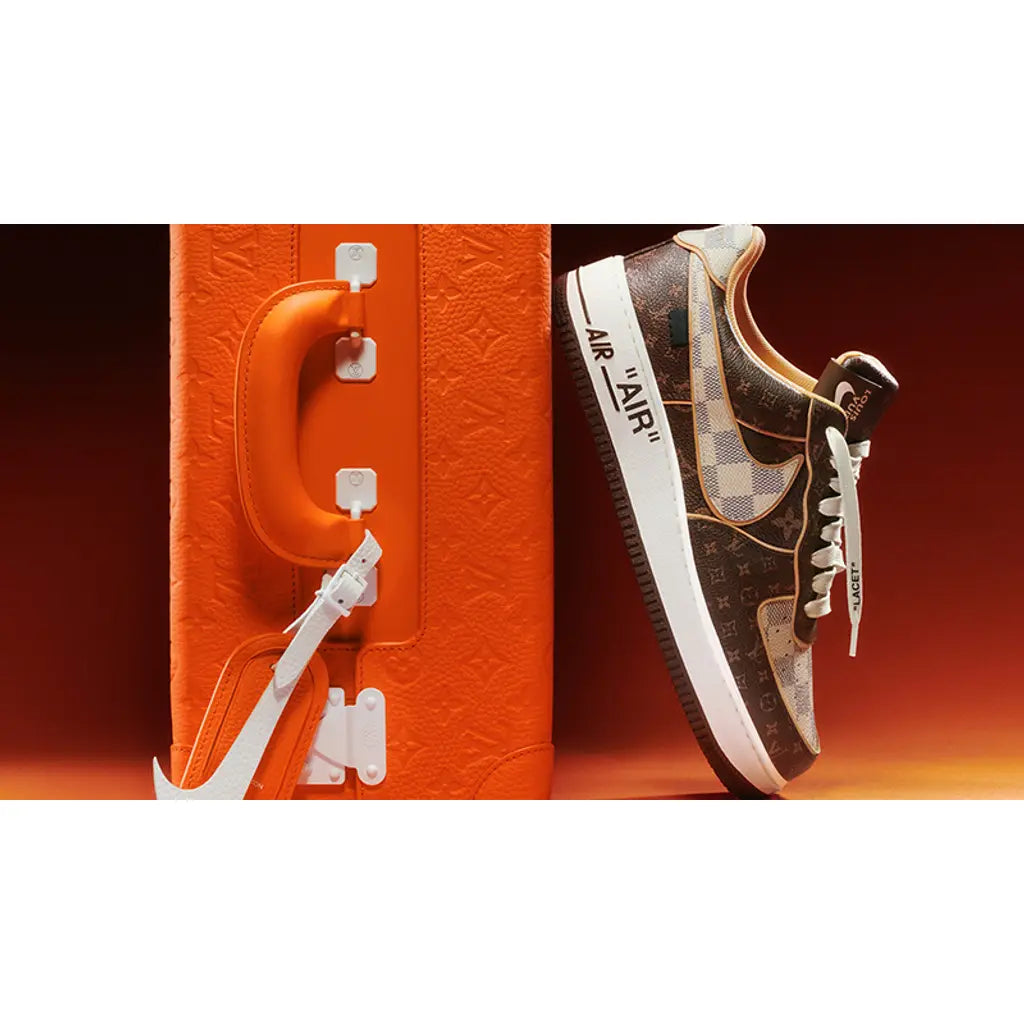 Virgil Abloh x Louis Vuitton x Nike Air Force 1 Brown – Exclusive Designer Collaboration